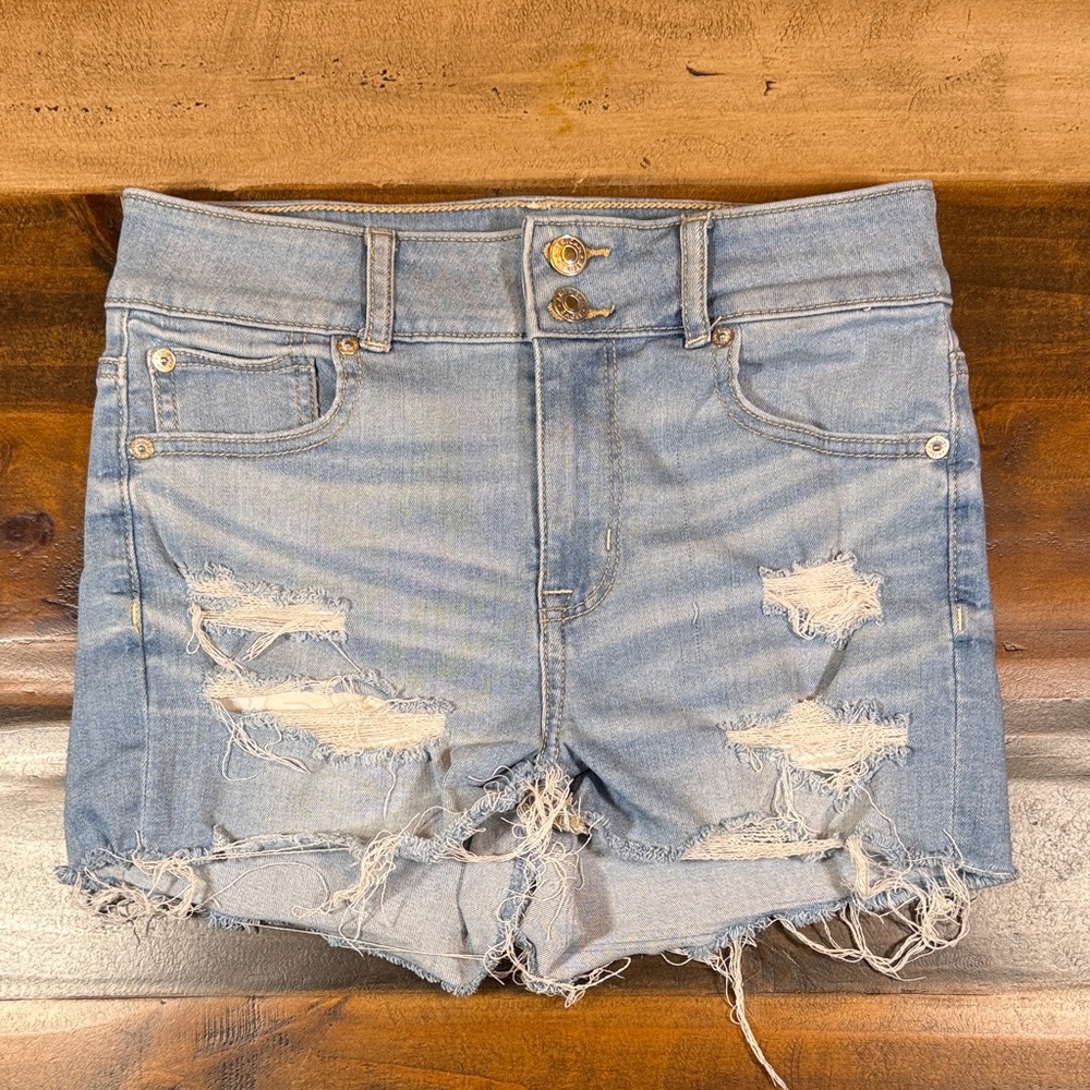 American Eagle Distressed Jean Shorts